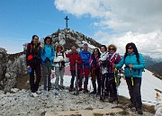 Resegone con neve di primavera da Brumano il 1 maggio 2014